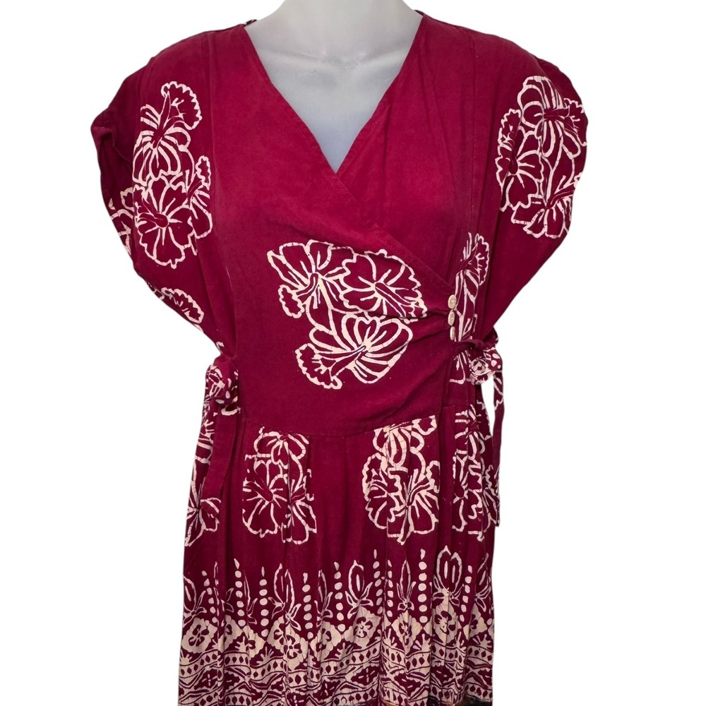 Tuguagung Batik Solo Dress Indonesia size M - Picture 3 of 11
